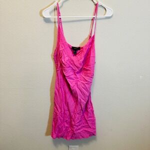 Forever 21 Plus Pink Lace Trim Cami‎ Tank Top